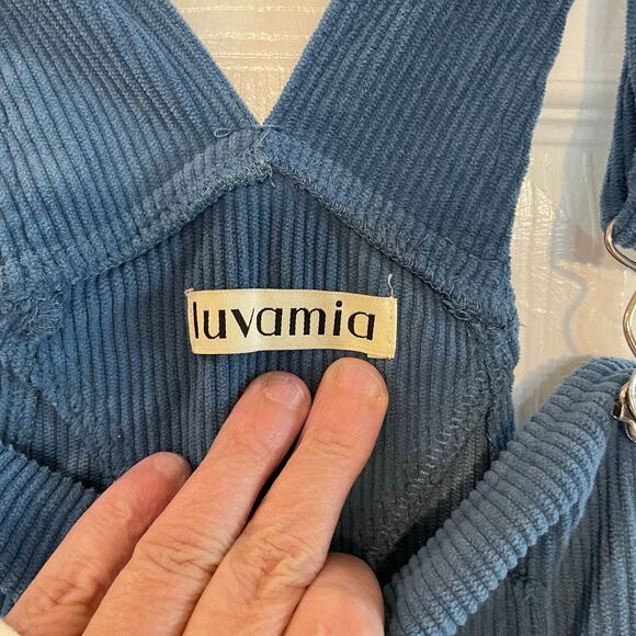 Luvamia women's corduroy overalls size medium - Picture 4 of 12